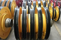 起重机滑轮组(铸铁轮、铸钢轮、轧制轮)价格 ， 生产厂家直销